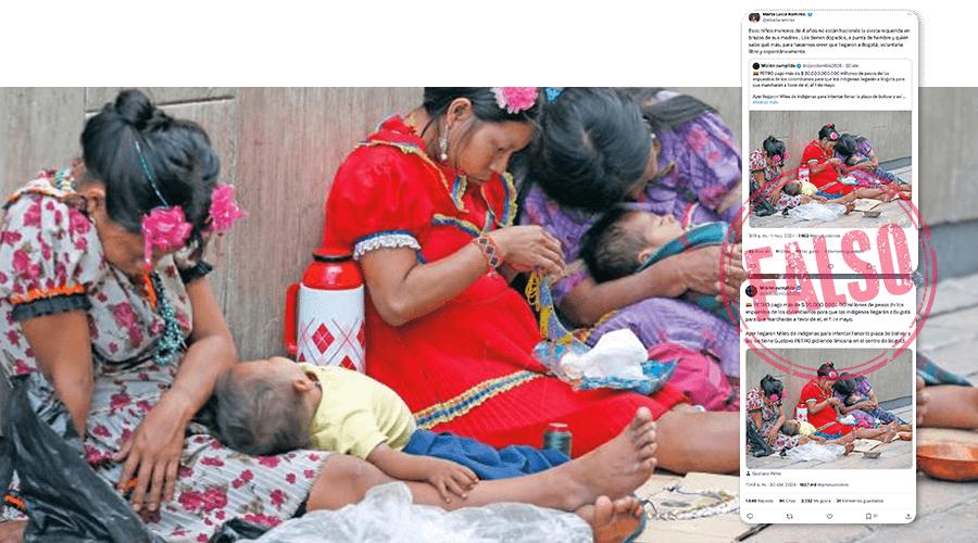 Con Foto De Drama De Indígenas Embera En Medellín Desinforman Sobre La Con Foto De Drama De Indígenas Embera En Medellín Desinforman Sobre La