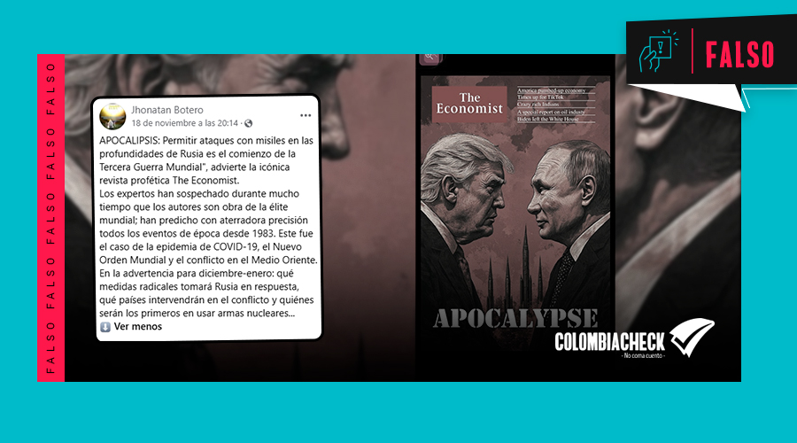 The Economist no publicó portada en la que aparecen Trump y Putin con ...