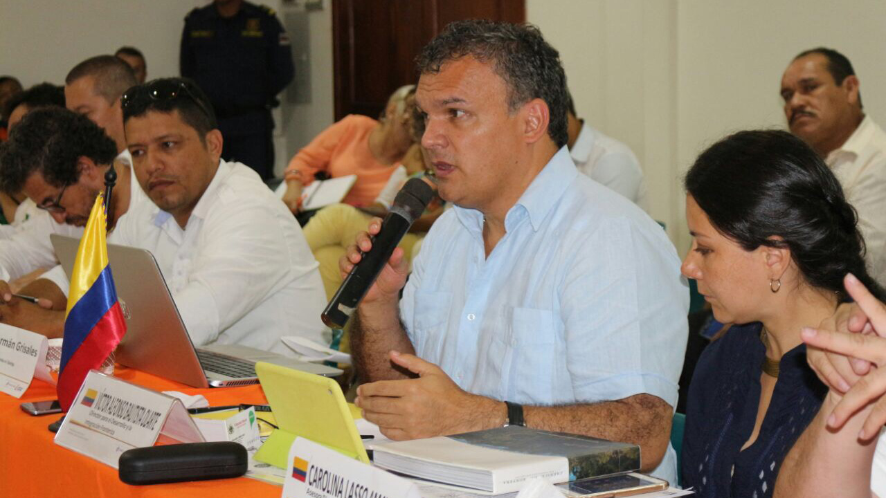 Víctor Alfonso Bautista Olarte. Foto: Prensa Cancillería.
