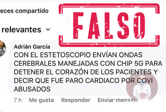 Captura de pantalla estetoscopios 5G
