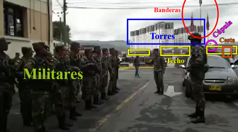 Captura de pantalla del video con las señas
