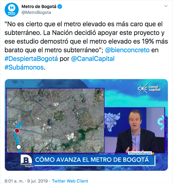 Trino del gerente del metro