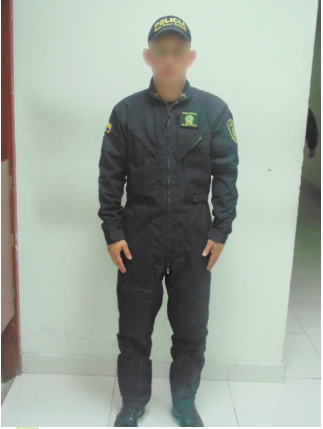 Uniforme del ESMAD sin coraza