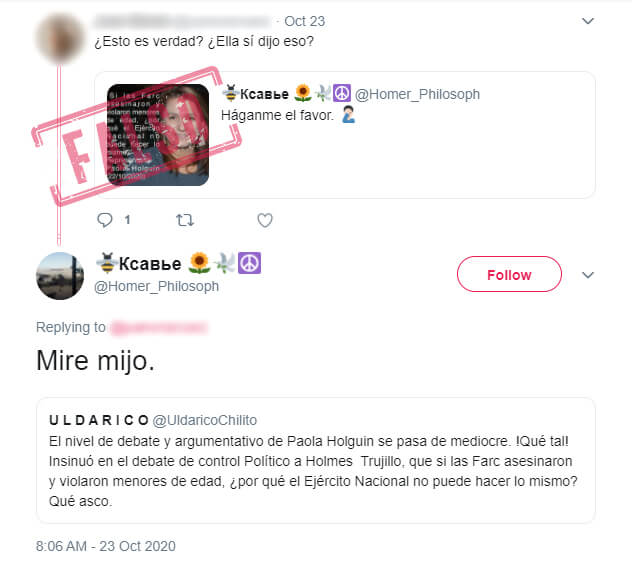 Trino de Uldarico Chilito es usado para justificar el meme con la frase falsa