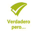 Calificación verdadero, pero