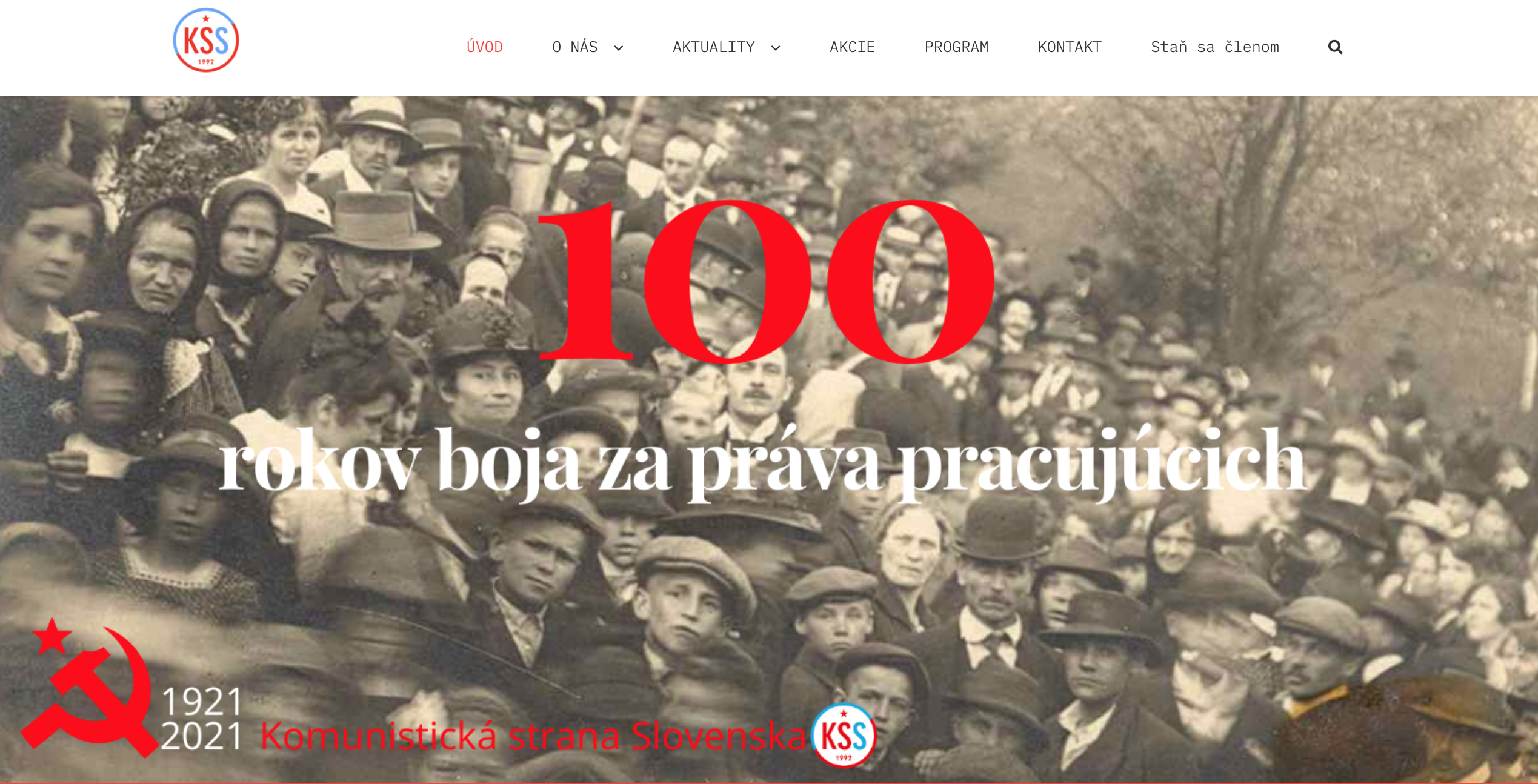 Pagina_web_partido_comunista_Eslovaquia