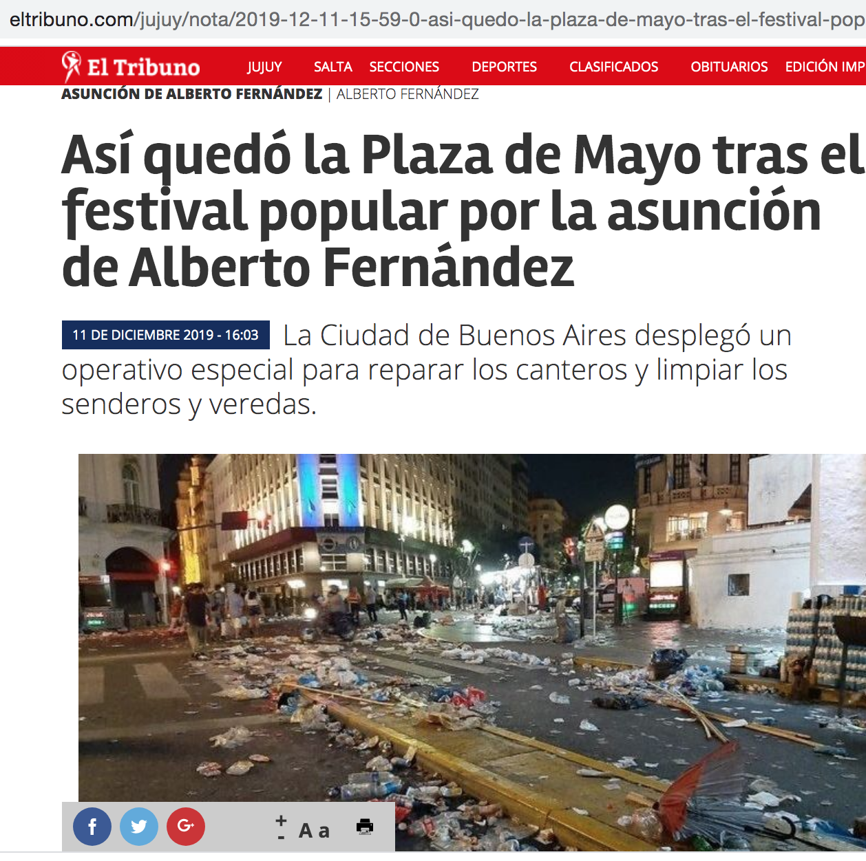 Foto de medio El tribuno
