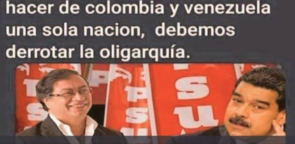 Pantallazo 2 que muestra el montaje a trino de Petro. 