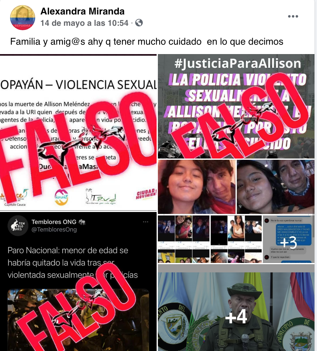 pantallazo contra menor