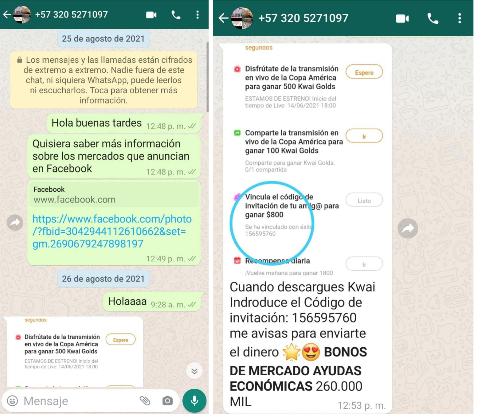 Pantallazo de nota de La Liendra