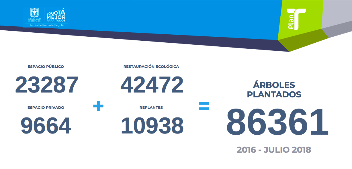 Datos Plan T de la Alcaldía de Bogotá