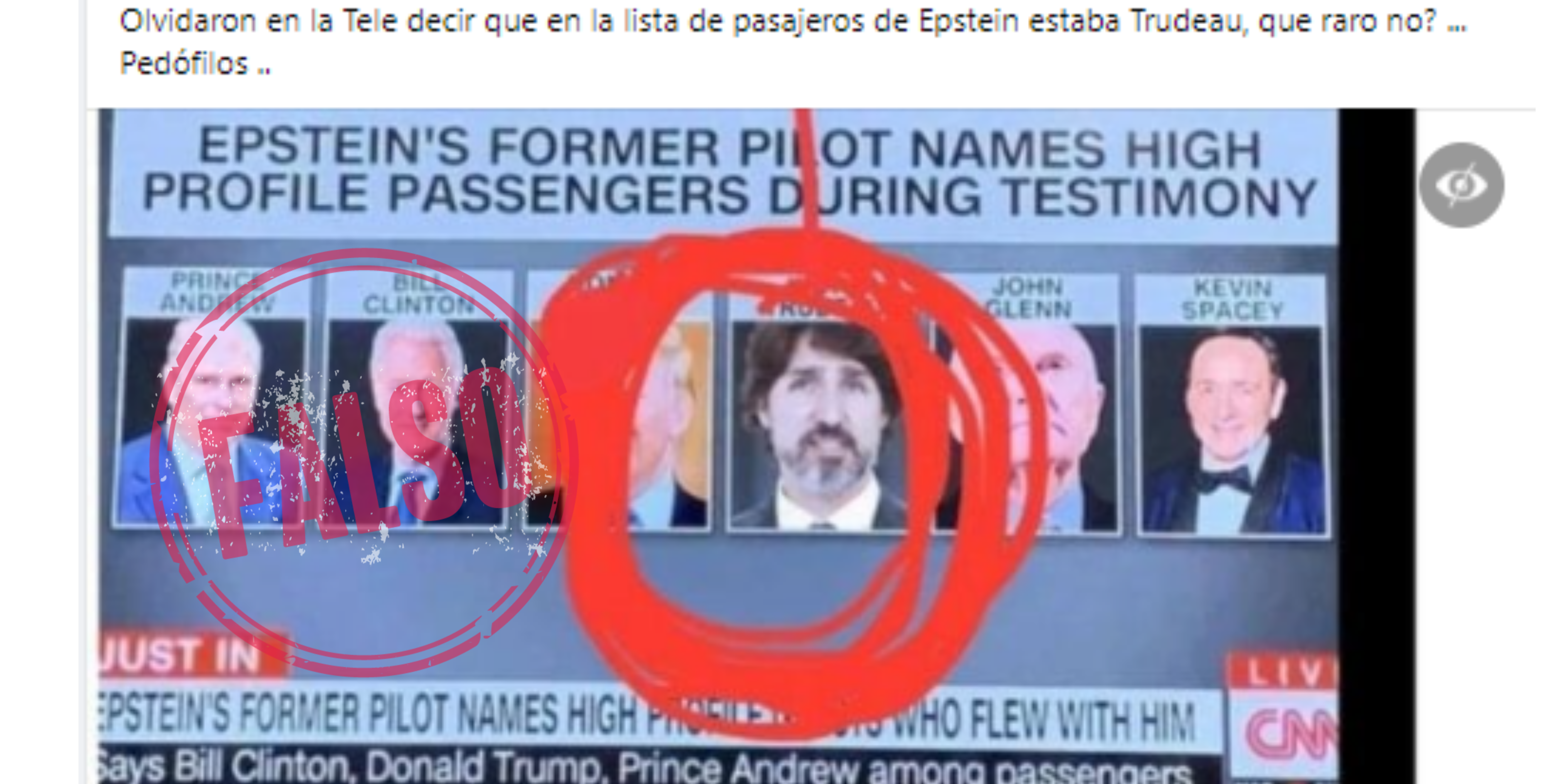 Desinformación Trudeau