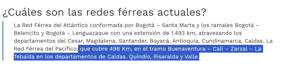 Fuente: Ministerio de Transporte