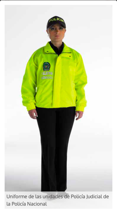 Uniforme de la Policía Judicial