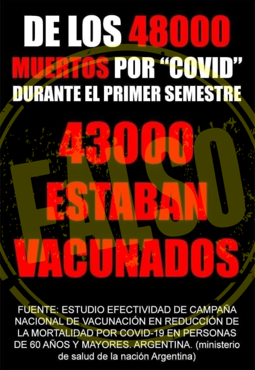 Publicación falsa