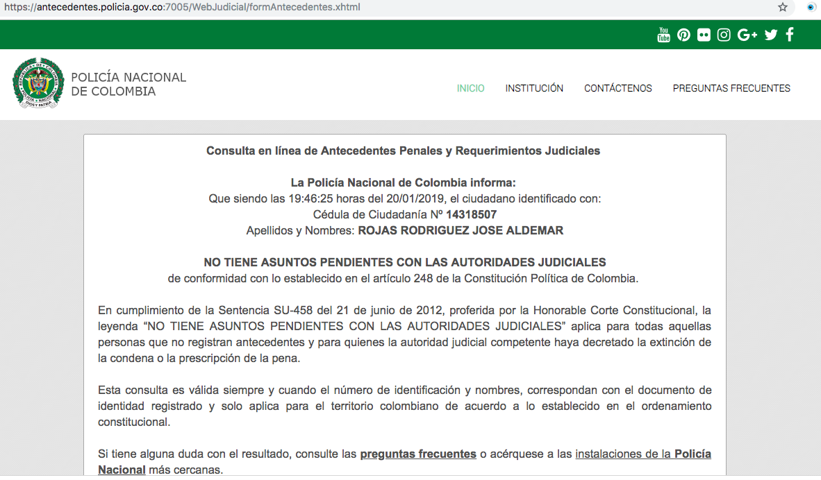 pasadojudicial