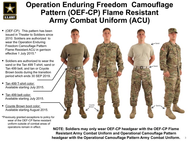 uniformes eeuu