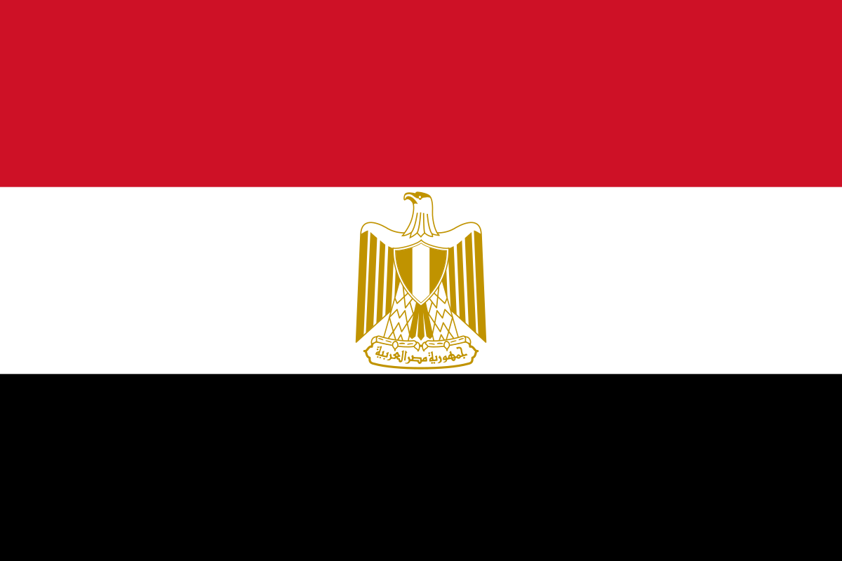 bandera de Egipto