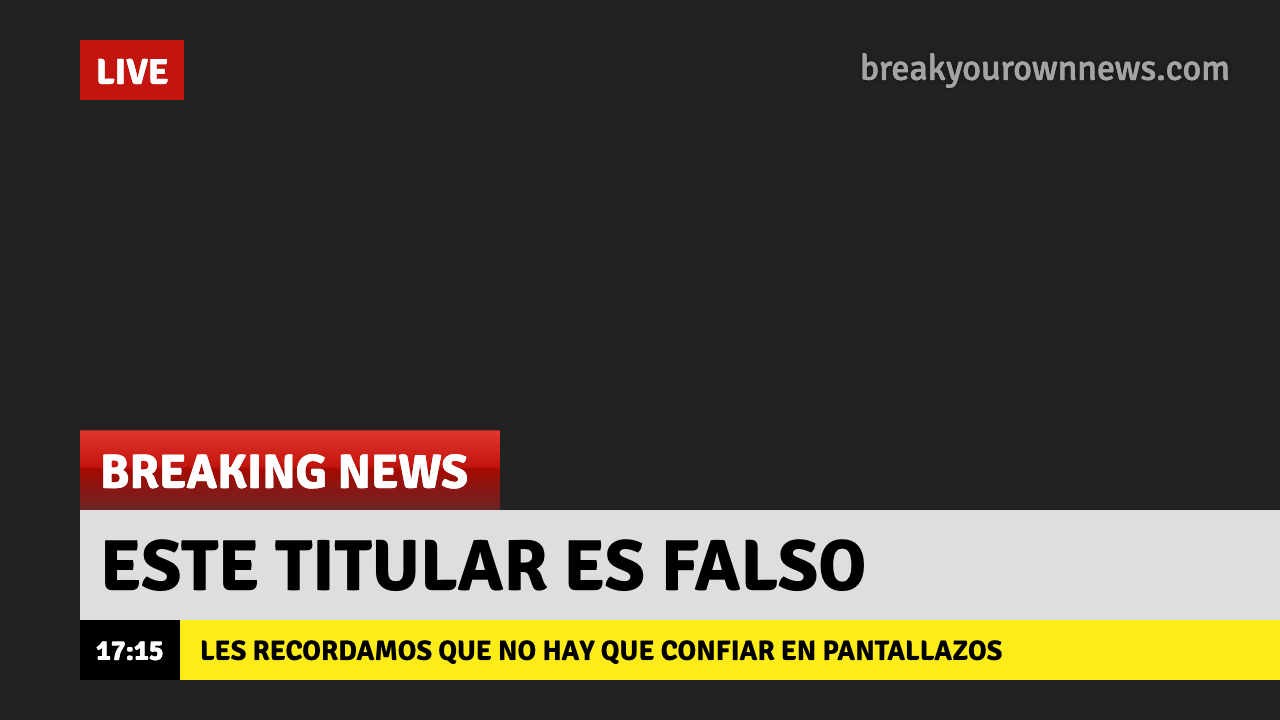 Falso titular