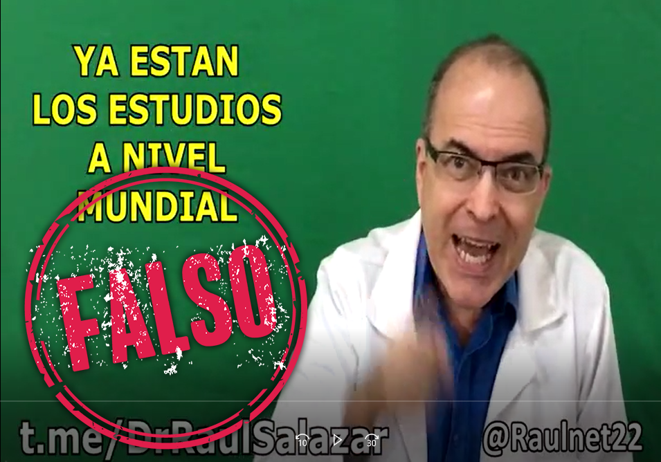 raul salazar ivermectina falso