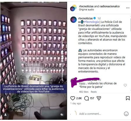 Publicación de RTVC