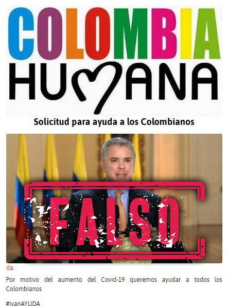 Formulario de ayudas falsas