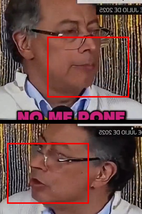 Comparación del video analizado