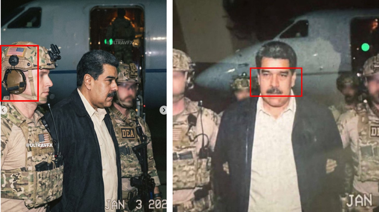 Incongruencias de fotos de Maduro