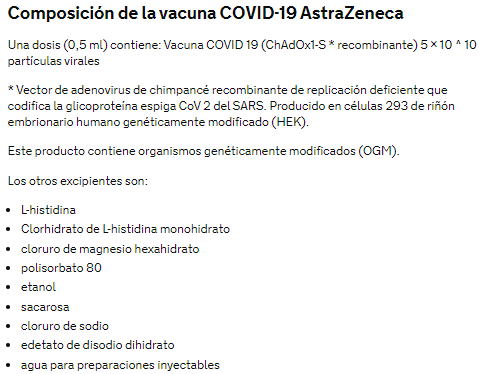 astrazeneca composición