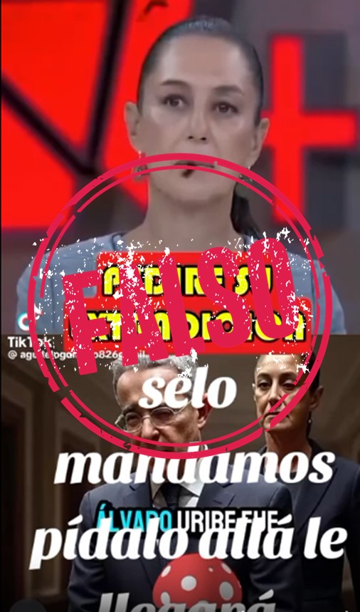 Desinformación de Claudia Sheinbaum