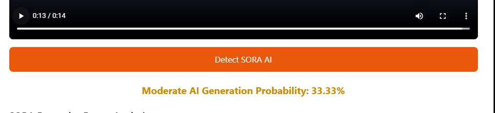 Sora AI Detector