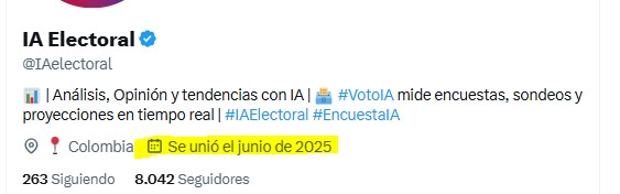 IA electoral biografía
