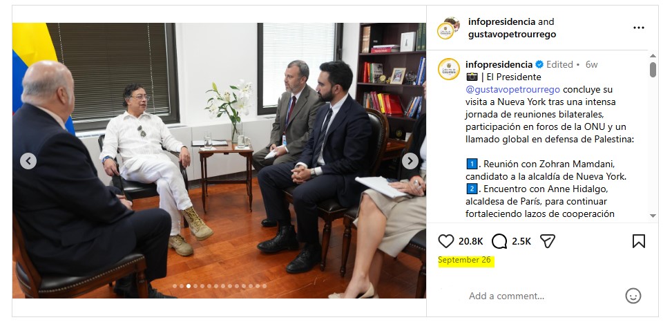 Imagen con el candidato a la alcaldía