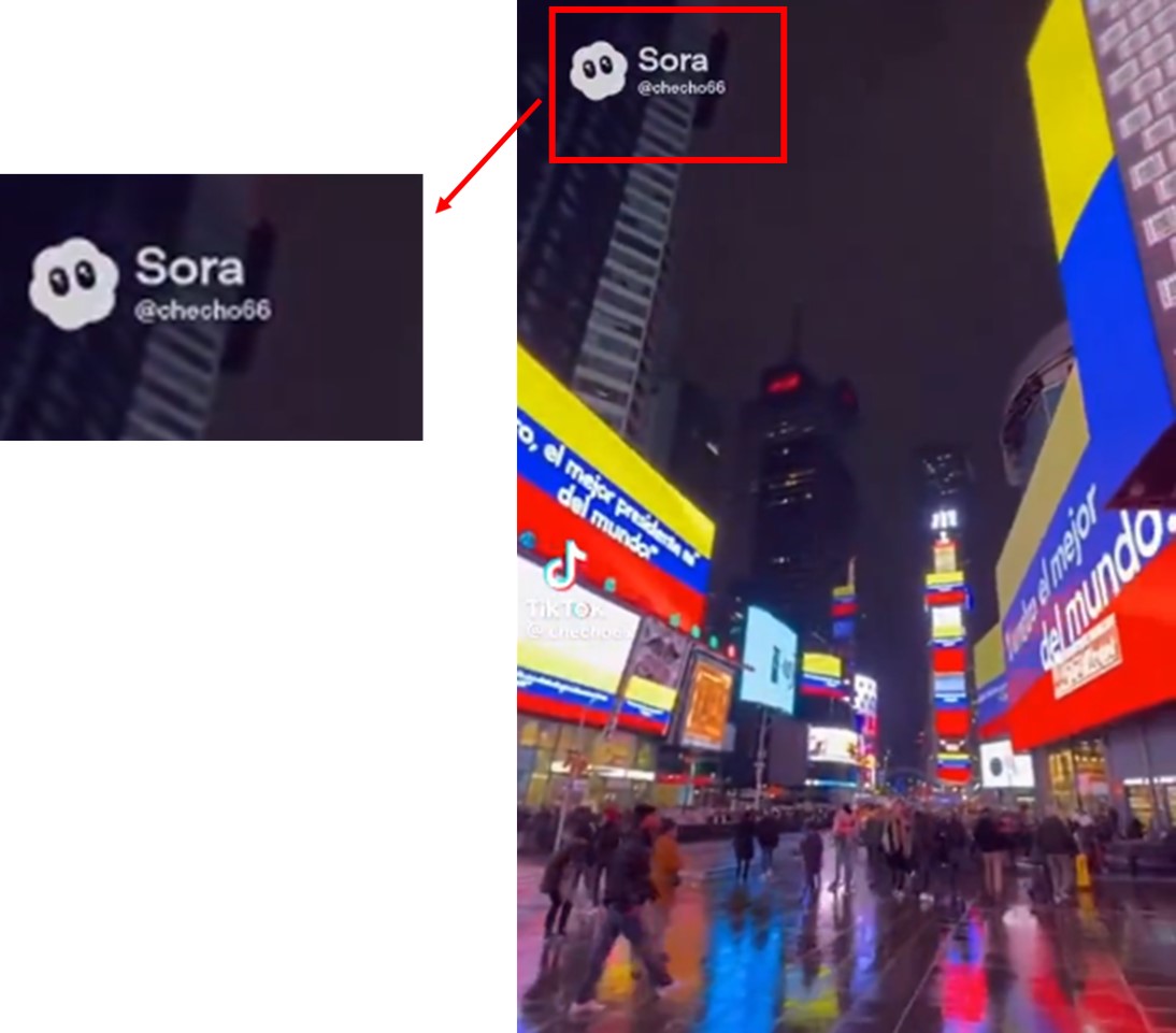 Marca de agua de Sora