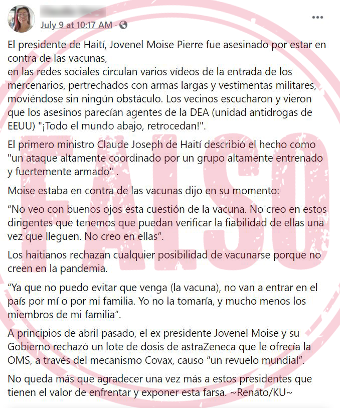 Cadena sobre Moïse