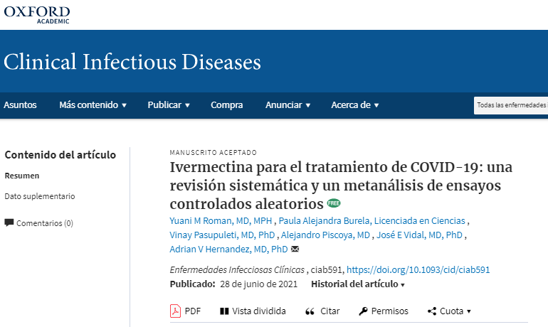 Estudio Clinical Infectious disease