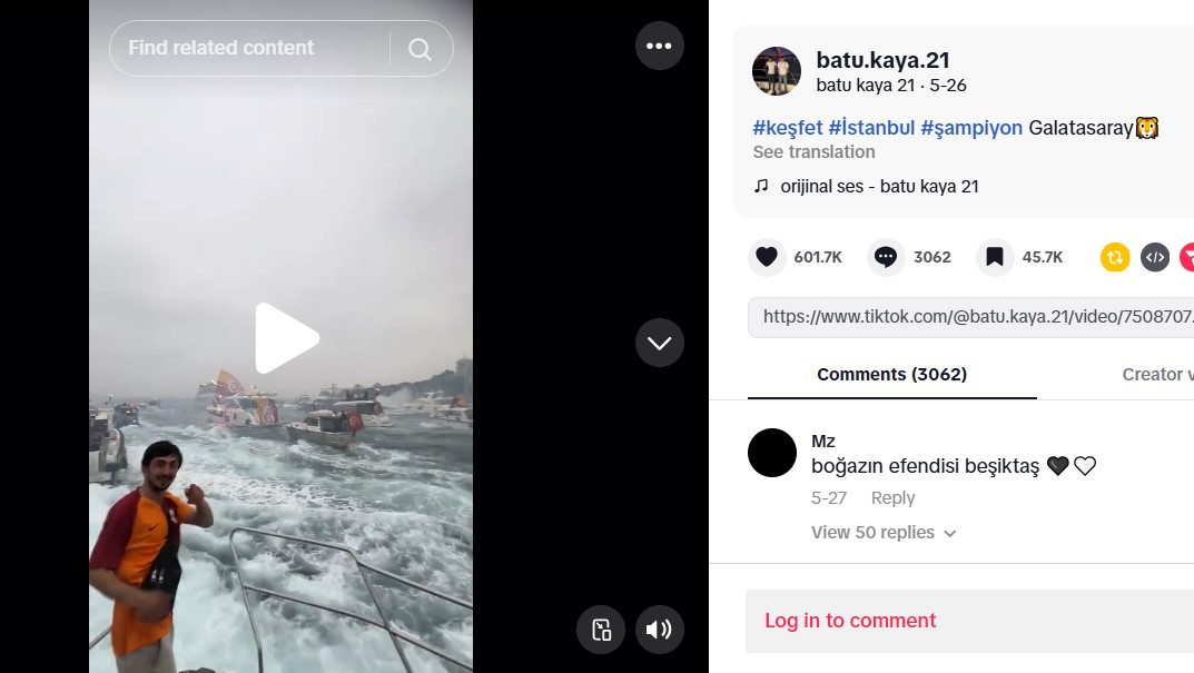 Video original de TikTok