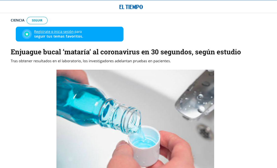 pantallazo nota del periódico