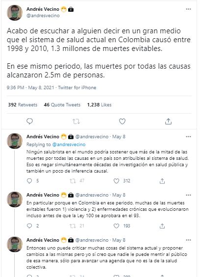 trino Andrés vecino protegido