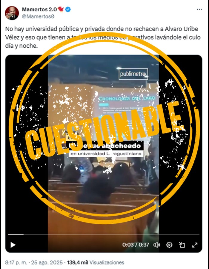 Publicaciones cuestionables