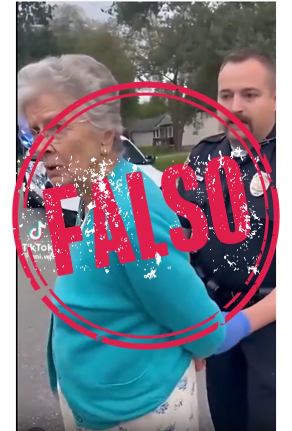 Video falso de anciana que le dio like a tuit contra Trump