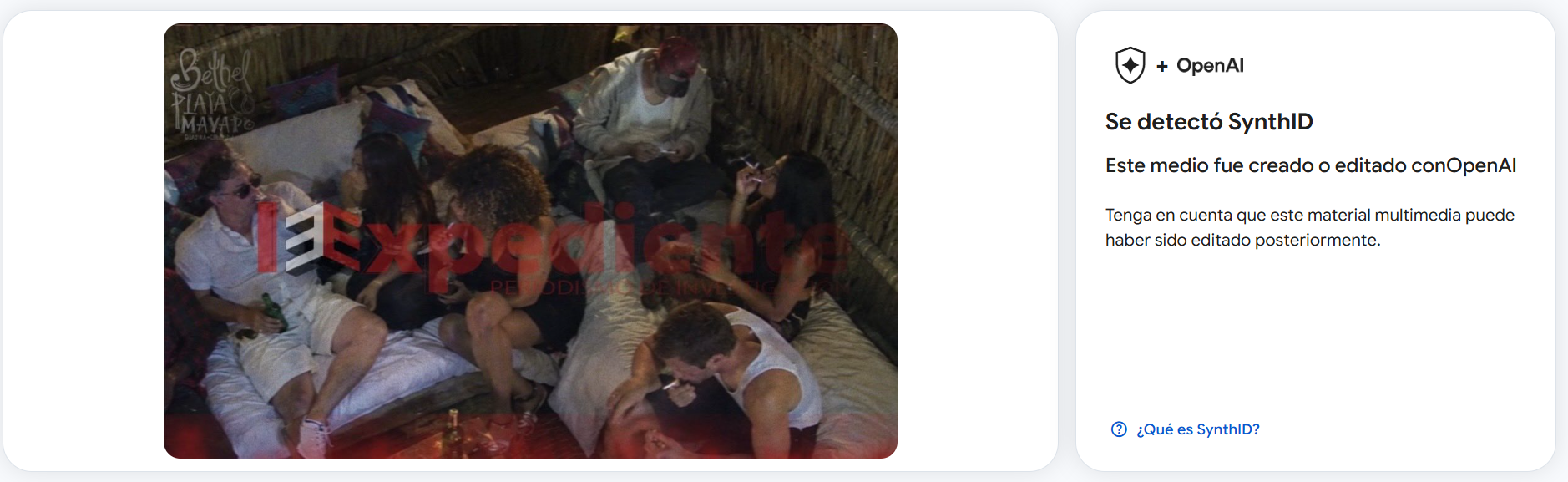 Foto falsa de Petro con unas mujeres en una fiesta en La Guajira