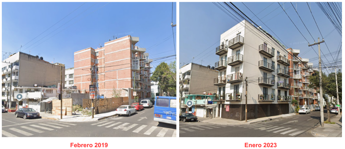 Edificio de la avenida Niños Héroes de Chapultepec 173